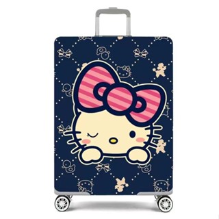 kitty行李箱保護套 彈力箱套旅行箱套拉桿箱套行李箱保護套20寸24寸28寸30寸加厚耐磨