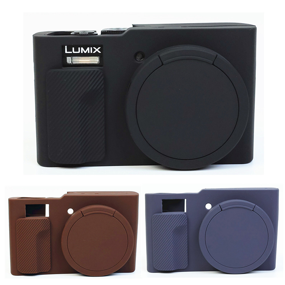 國際牌 TZ99 ZS99 矽膠軟甲皮相機保護套保護套相機包適用於松下 Lumix DC-TZ99 DC-ZS99 相機