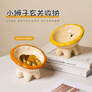 新品#輕奢鞋櫃門口進門入戶玄關收納鑰匙收納盒擺件客廳裝飾品託盤4wu