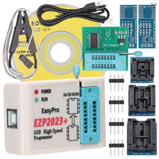 EZP2023+高速SPI FLASH編程器 家電維修產品研發燒寫測試晶片 USB 2.0介面 自動識別晶片型號 自動檢