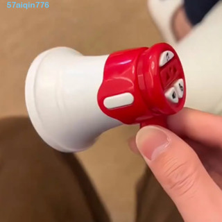 愛琴音樂小號鑰匙扣擴音器錄音音樂鑰匙扣掛件擴音器玩具紀念音樂盒迷你播放器手持音箱玩具包掛件