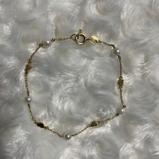 Mikimoto 手環 手鍊 珍珠 18k 寶寶 心型 mercari 日本直送 二手