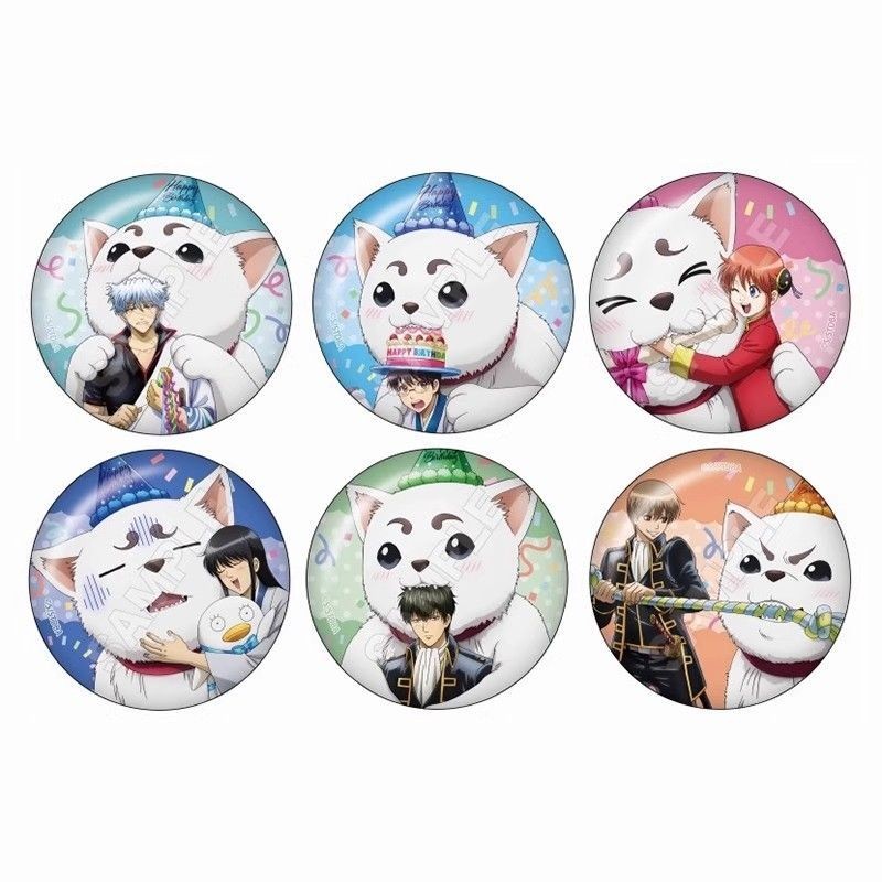 免運 GRANUP 銀魂 定春 生日 吧唧徽章 再版 週邊 小胡桃小店