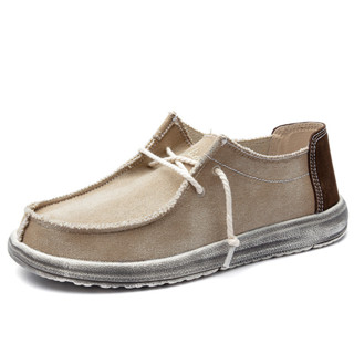 男休閒鞋大尺碼帆布樂福鞋mencasualshoes懶人駕車鞋lefuxie6.12