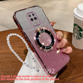 【超薄】外殼 Redmi NOTE 9S NOTE 9 PRO PLUS手機殼磁吸充電新款閃紙透明電鍍TPU軟殼CYMW