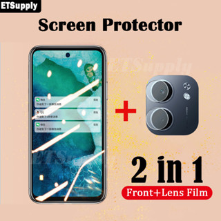 2 件裝適用於 OPPO A5X 螢幕保護膜鋼化玻璃膜 + 適用於 OPPO A5 2025 的鏡頭相機保護膜