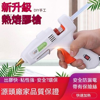 新品促銷💕賽得100w雙溫熱熔膠槍膠槍熱熔膠家用diy60w迷你電熱小膠槍可調溫 ✧