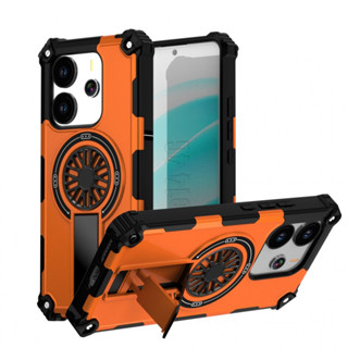 Armor 旋轉陀螺折疊支架磁性安全氣囊防摔保護殼適用於 Redmi Note 14 Pro Plus Note 14
