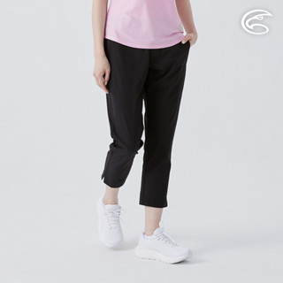 ADISI 女彈性透氣快乾休閒九分褲 AP2511080 黑色 (S-2XL)｜四面彈 透氣 吸濕排汗 速乾 休閒褲