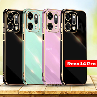 適用於 Oppo Reno 14 Pro 14Pro 5G 2025 手機殼純色簡約外殼 Reno14 Reno14Pr