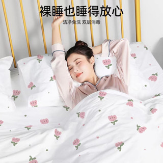 一次性床單被套枕套 旅行酒店隔髒床單 出差旅遊行動式加厚床上用品 拋棄式旅行用品 一次性床罩 免洗床罩床單