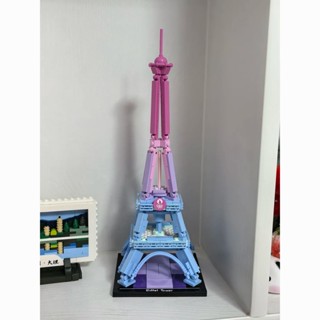 埃菲爾鐵塔積木積木積木積木高3D立體建築模型拼裝顆粒擺件男女生日禮物埃菲爾鐵塔積木相容樂高3D立體20250612