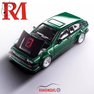 ⭐24小時⭐RM 1:64模型車 阿爾法羅密歐 GTV6 寬體改裝引擎蓋可開啟閤金壓鑄汽車模型係列