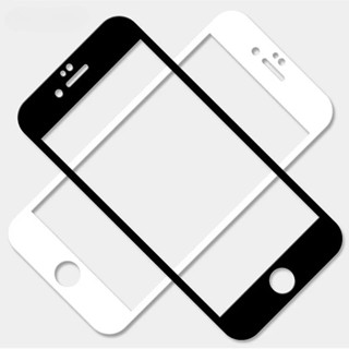 適用於 iPhone 7 8 6s Plus SE II III 2020 5 5s 螢幕保護膜的全覆蓋鋼化玻璃