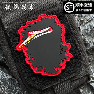 【定製】WG Ghost PVC Tactical Morale3D Velcro Patch /徽章/臂章/徽章裝飾夾