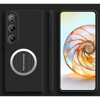 RedMagic 10 Air 5G 軟矽膠黑色啞光保護套帶閃光無線磁貼