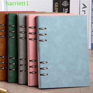 HARRIETT活頁夾螺旋筆記本100張時間管理器記事本文具記事本線圈筆記本每日週計劃