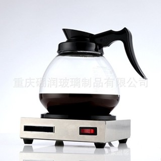 新品特價+【30天髮貨】咖啡壺批髮商用耐熱玻璃咖啡壺適用於BUNN咖啡機玻璃配件高硼矽玻璃茶壺咖啡壺 玻璃壺 咖啡機配件