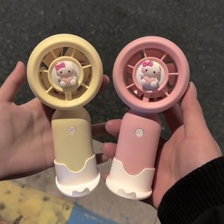 現貨 夾式小風扇 充電小風扇 小風扇 usb 冷氣小風扇kitty貓風扇迷你手持隨身小電扇便捷usb充電款可愛桌麵