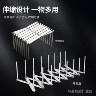 【🚗臺灣出貨🚗】不銹鋼廚房置物架傢用碗碟放鍋蓋可伸縮收納架瀝水置物架廚房用品
