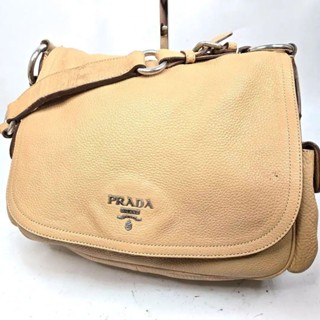 PRADA 肩揹包 皮革 白色 mercari 日本直送 二手