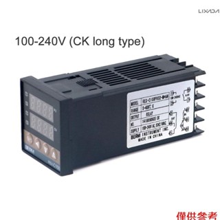 PID數字溫度控制器REX-C100FK02-M*AN 0至400°C K型繼電器輸出(100-240V CK長)