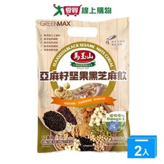 馬玉山亞麻籽堅果黑芝麻飲28G*12【兩入組】【愛買】
