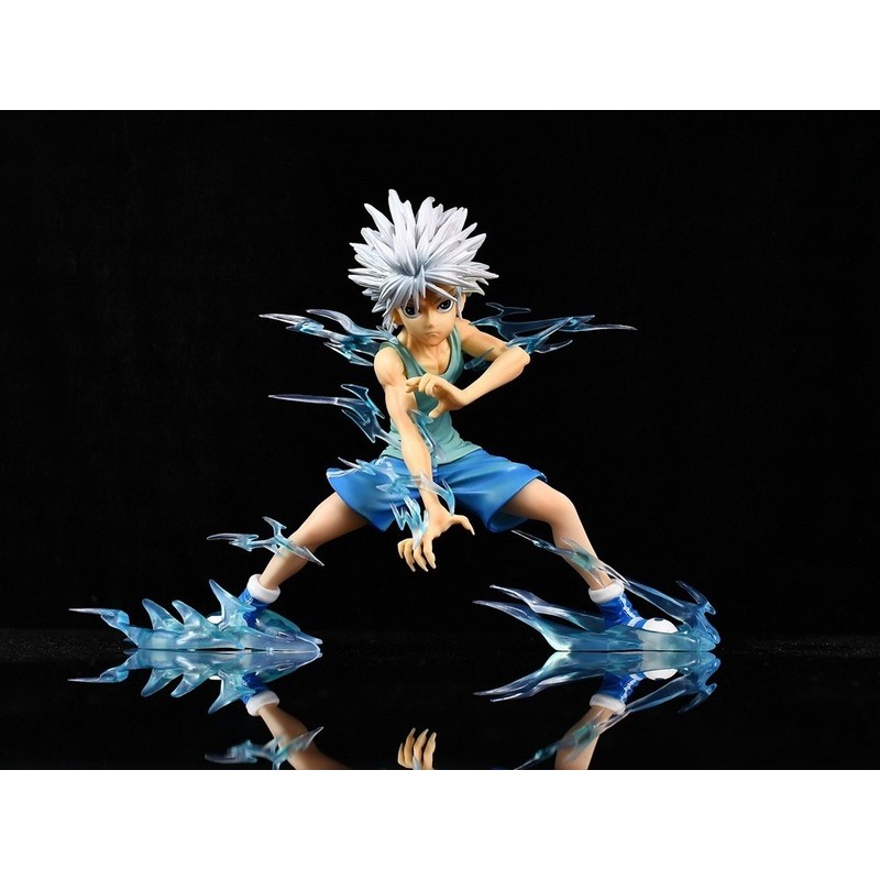 跨境新品 動漫全職獵人奇犽童年  戰鬥版奇犽童年 獵人奇犽戰鬥版 跨境公仔盒裝模型 跨境新品