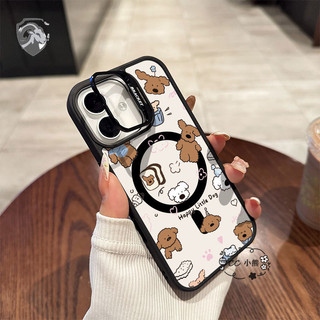 日韓可愛小狗 磁吸手機殼iPhone17 16 15 14 13 11 12Promax magsafe磁吸合金鏡頭支架