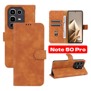 適用於 infinix Note 50 Pro Plus ProPlus 2025 手機殼支架翻蓋皮套 Note50Pr