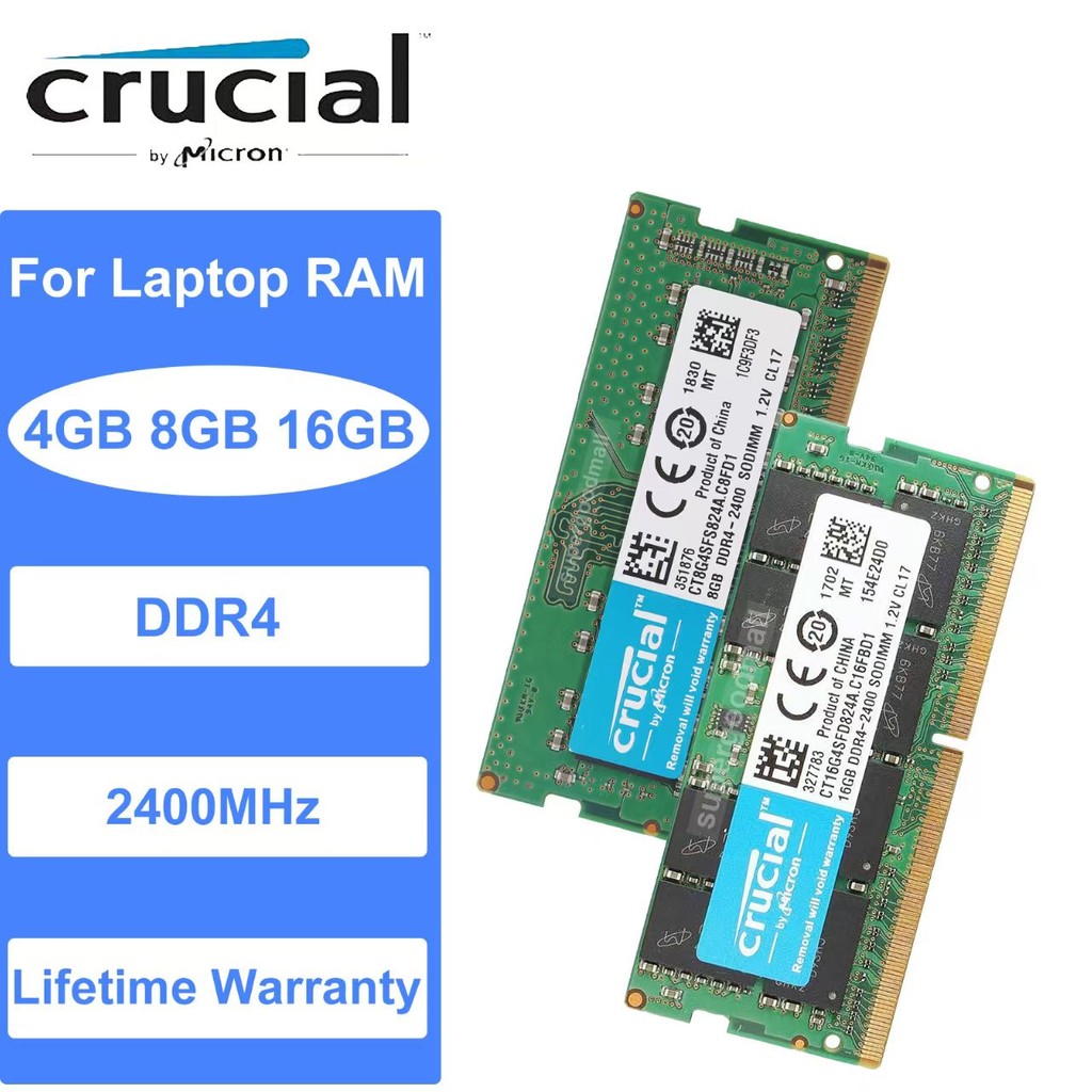 Crucial 英睿達 4GB 8GB 16GB DDR4 2400Mhz 1.2V 260Pin SODIMM 筆記本