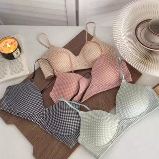 優選精品#無痕內衣女小胸聚攏薄款夏季舒適透氣新款百搭文胸罩無鋼圈防下垂6DAILY