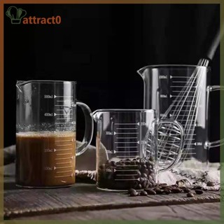 ATTACT 咖啡和牛奶杯小量杯帶迷你刻度,玻璃量杯,濃縮咖啡量杯,射擊玻璃 TW