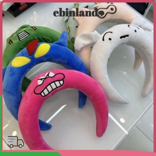 LUCKY-EBINLANDS蠟筆小新髮箍毛絨頭飾柔軟立體髮箍蠟筆小新髮箍可愛動感超人髮箍