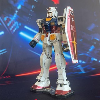 3d拼圖 金屬 DIY拼裝模型 機動戰元祖高達 RX-78-2 DIY金屬拼圖 拼裝模型