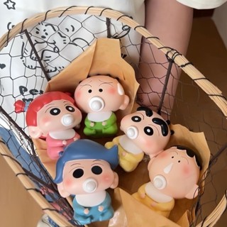春日部列車 小新 蠟筆小新 阿呆icash 公仔盒玩係列 正版確認款 公仔擺件 奶嘴蠟筆小新手辦寶寶奶嘴春日部防衛隊桌麵