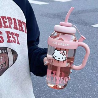 大容量水壺 水壺 2000ml 夏日水杯女生新款大容量冰霸杯高顏值便捷大麥克花茶吸管杯噸噸杯