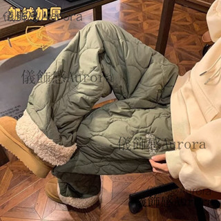 零下4度防寒保暖外穿羊羔絨羽絨褲男加絨加厚東北過鼕極寒棉褲子