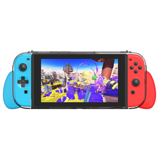 Switch2保護殼 分體水晶殼 NS2保護殼 防塵 防摔PC保護硬殼 Switch 2主機保護硬殼 握把