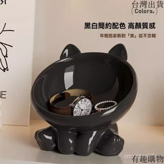 ✨免運折扣✨招財貓入戶鑰匙收納玄關擺件門口鞋櫃置物架客廳傢居裝飾喬遷禮物