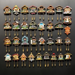 【24小時出貨】 德國慕尼黑旅遊紀念品 立體咕咕鐘 磁性冰箱貼 家居裝飾 創意禮品 歐洲風格 磁吸式裝飾 文青小物