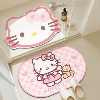 kitty地毯浴室秒吸水耐磨水晶絨入戶門玄關地墊 快速出貨