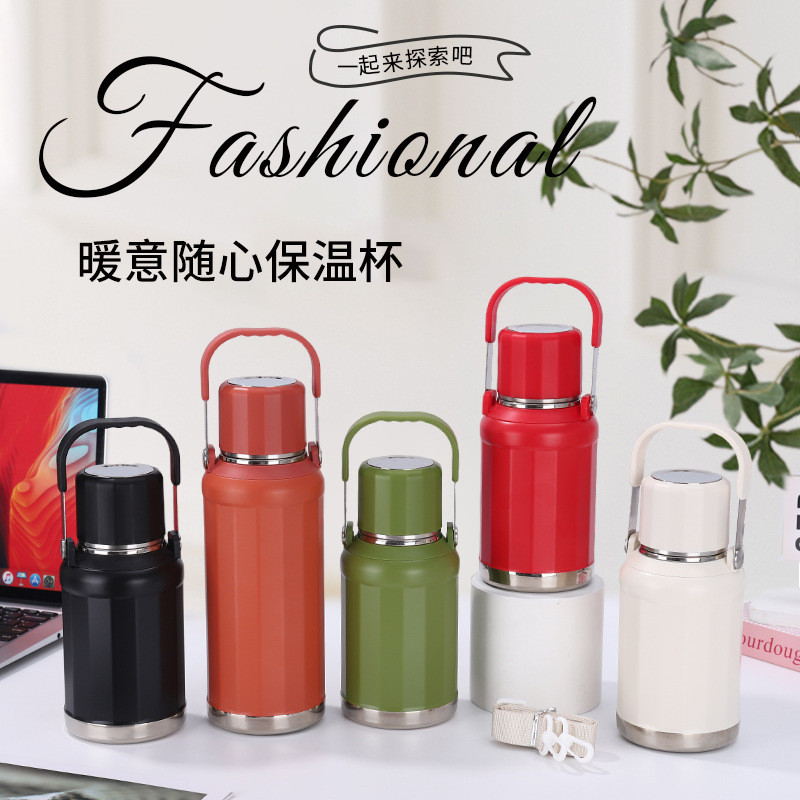 官方正品🔥新款秒出[急速出貨]高大上家居精品 新款316 不銹鋼保溫壺 大容量雙層真空 便攜戶外 車載高端水杯 冰霸杯