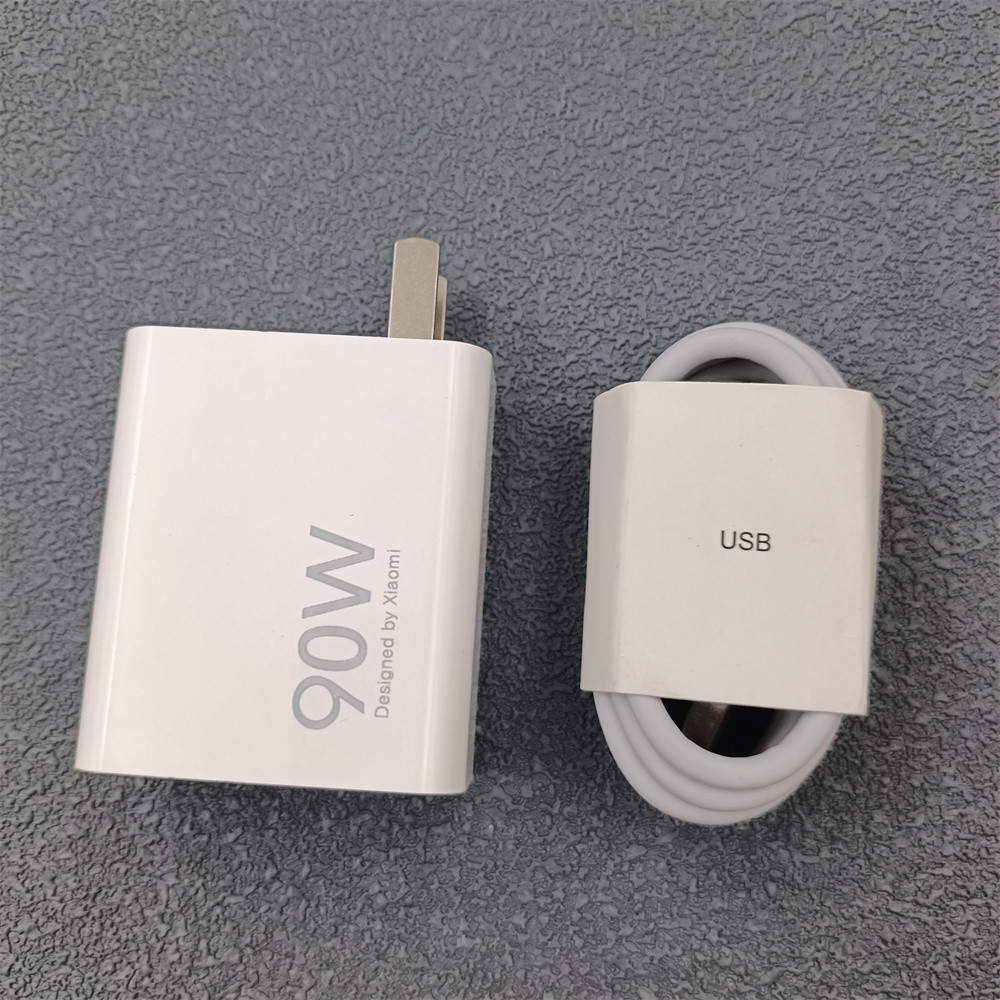 小米 90W GaN 充電器快速充電 USB-A 輸出帶 6A Type-c 數據線