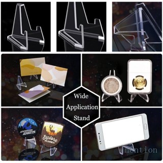 MENTION 5 件套亞克力支架迷你硬幣展示架畫架架架用於收藏硬幣膠囊挑戰 Meda