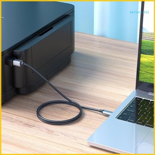 BTM USB C 公頭轉 USB B 公頭列印機電纜線,用於列印機掃描儀和音樂裝置連線與筆記本電腦黑色