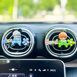 【Nana車品】精品可愛車載泡泡瑪特車飾萌粒小擺件汽車空調出風口裝飾車內飾品2025新款