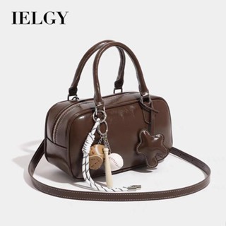 IELGY 手提保齡球包 秋冬單肩斜挎波士頓包