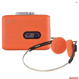 全新 Tonivent 便攜式磁帶轉 MP3 播放器迷你磁帶播放器 MP3 轉換器內建麥克風和 3.5 毫米耳機輸入軟體