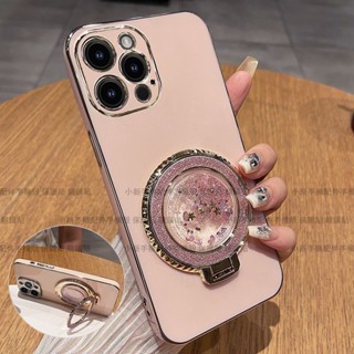 ins爆款 電鍍 閃粉流沙 支架 防摔手機殼 OPPO A3 R11 R11S Plus R15 R17 Pro